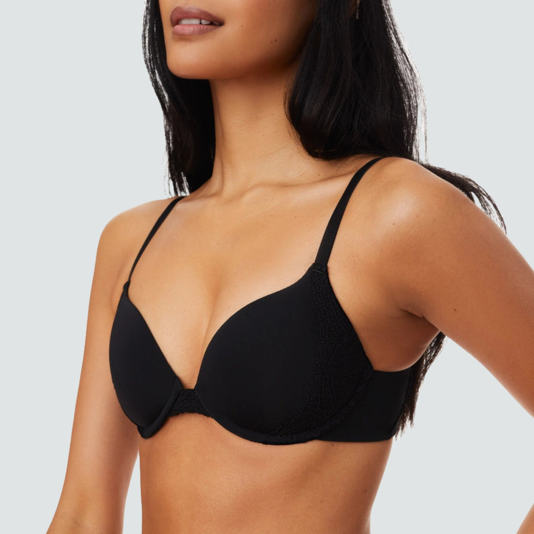 Lace Lift Up Bra Black