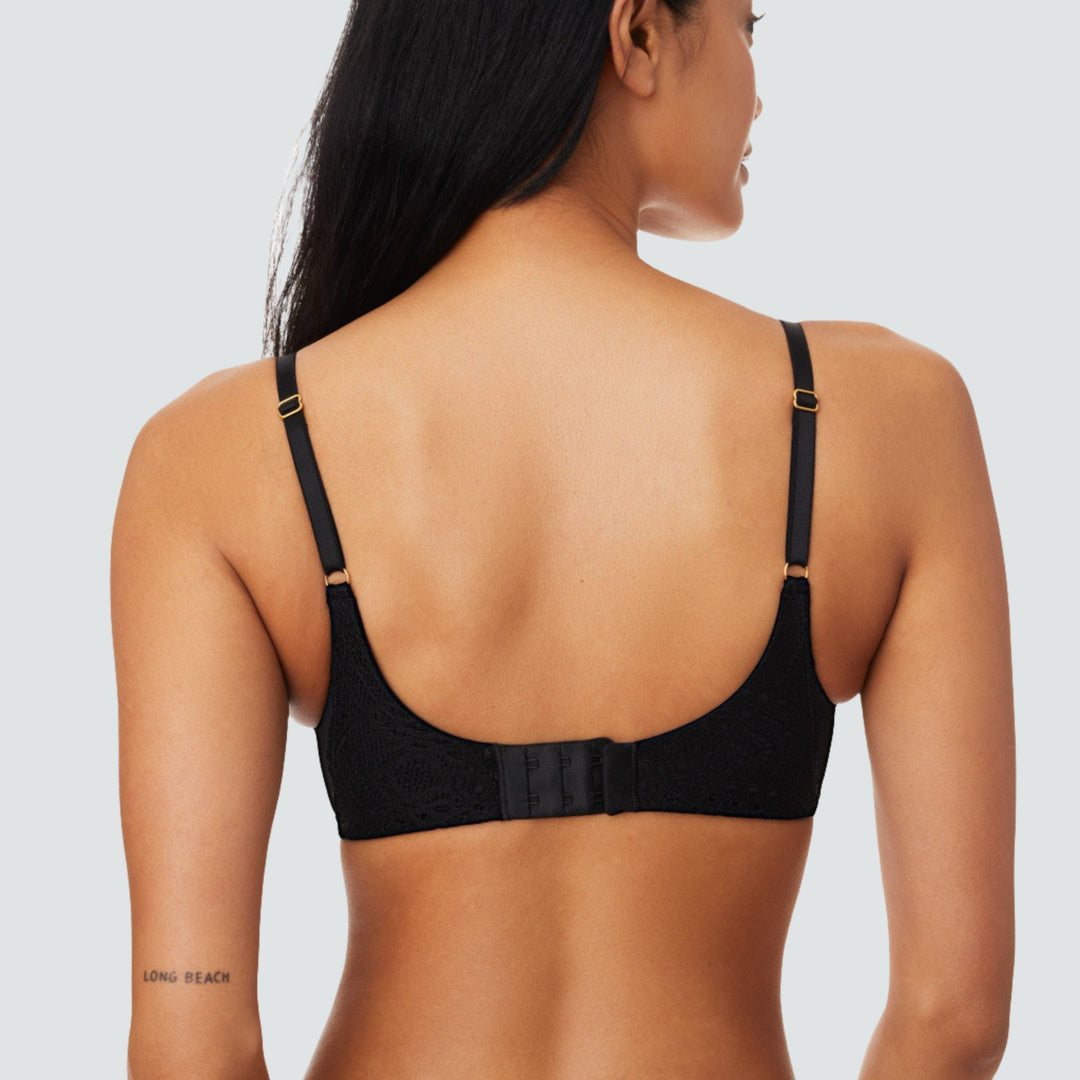 Lace Lift Up Bra Black