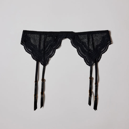 Signature Lace Garter Black