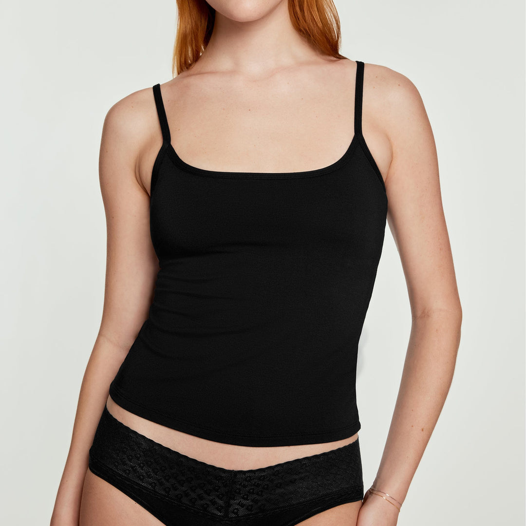 SoftLife Modal Cami Bra Black