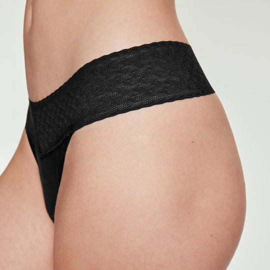 SoftLife Logo Thong Black