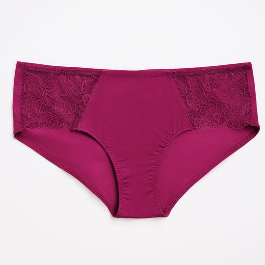 Smooth Lace Hiphugger Cerise