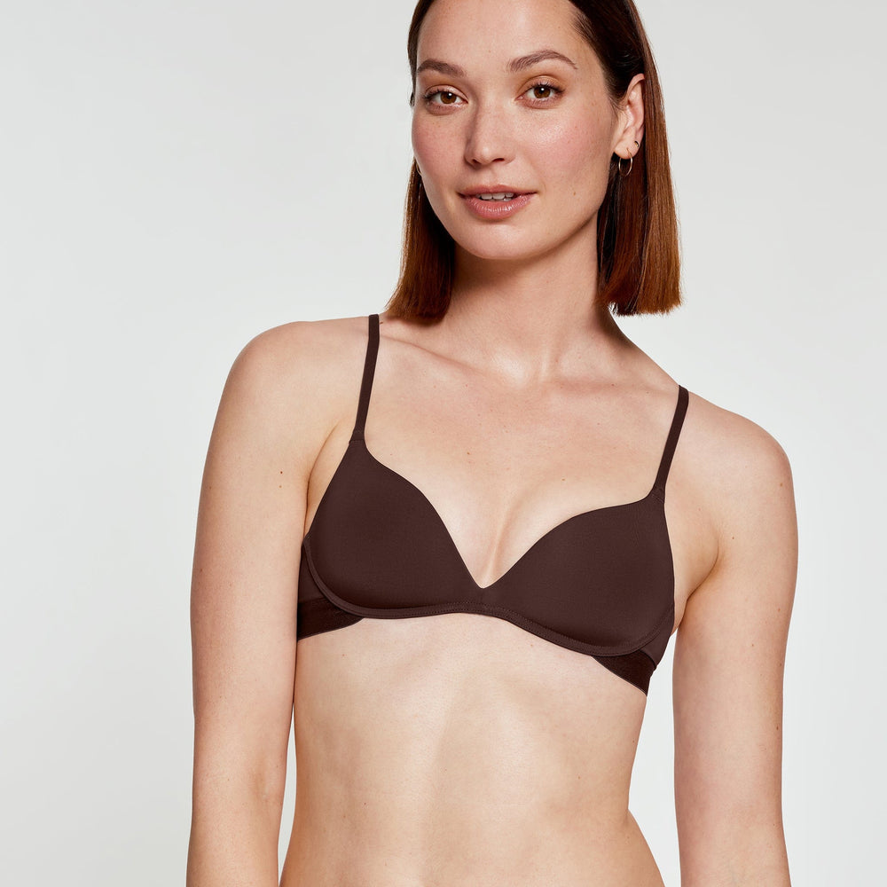 Zero-G Wirefree Lift Up Bra Espresso