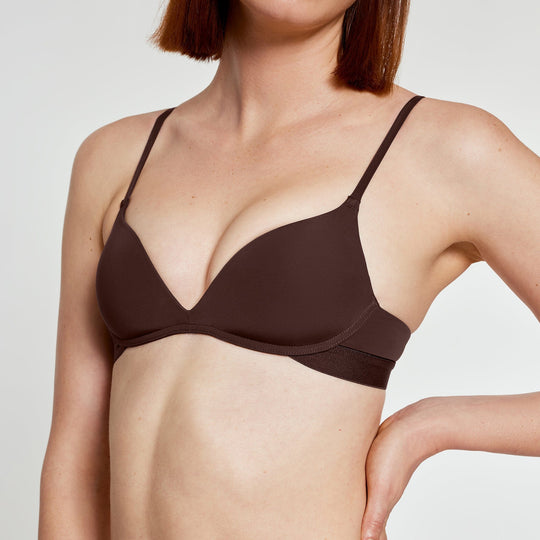 Zero-G Wirefree Lift Up Bra Espresso