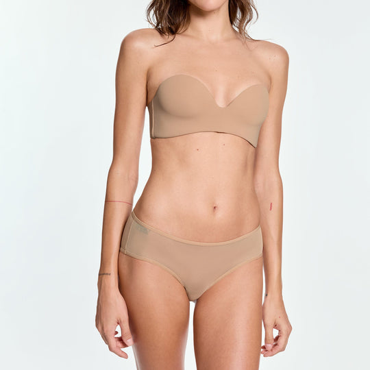 Boost Lift Up Strapless Bra Fawn