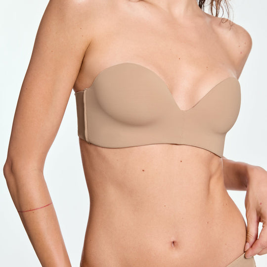 Boost Lift Up Strapless Bra Fawn