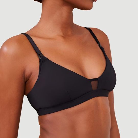 Nursing Wirefree Bra Black