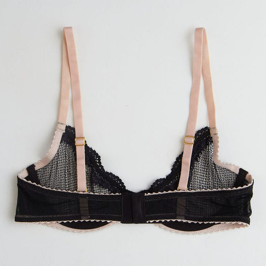 Signature Unlined Demi Bra Black