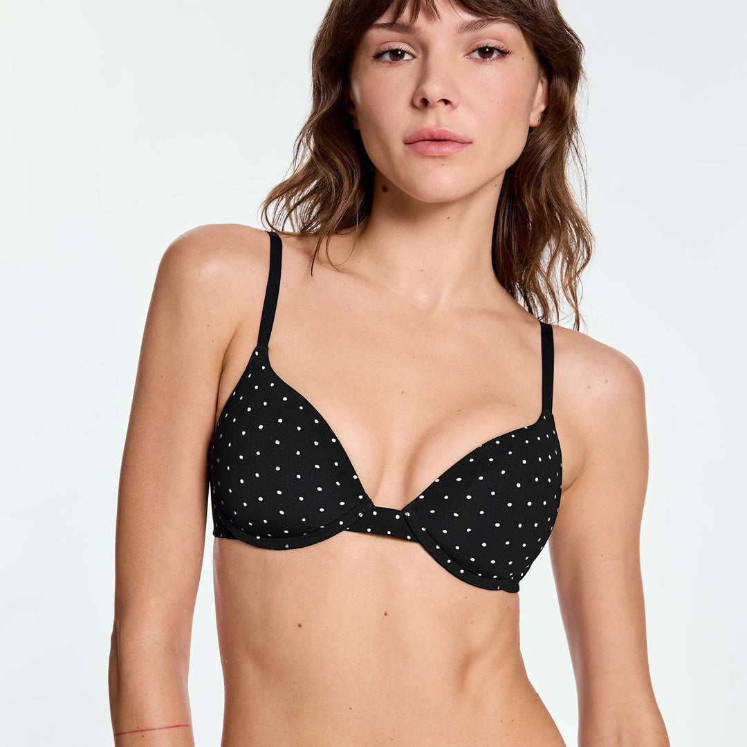 Lift Up Bra Noir Dot