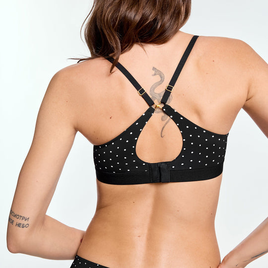 Ultimate Contour T-Shirt Bra Noir Dot