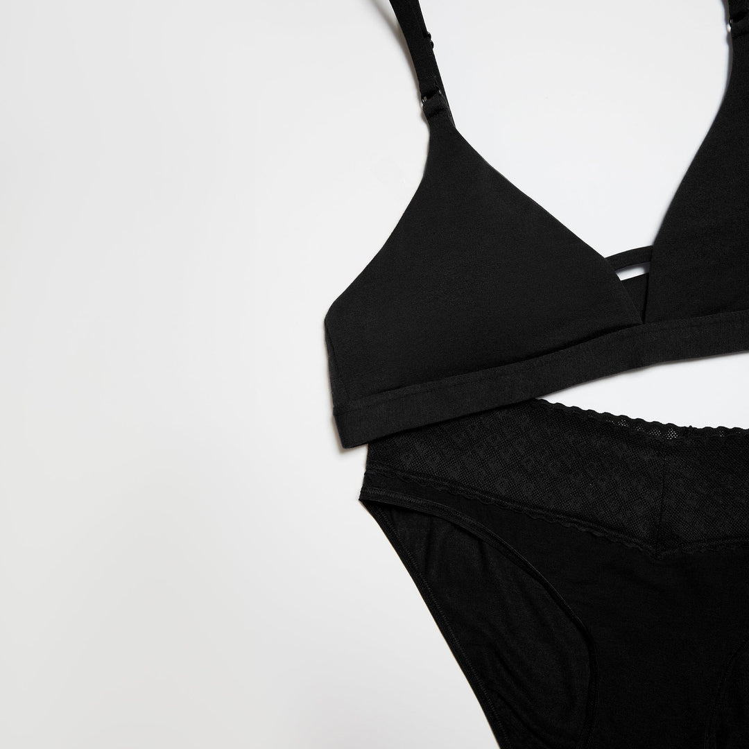 SoftLife Modal Wirefree Bra Black