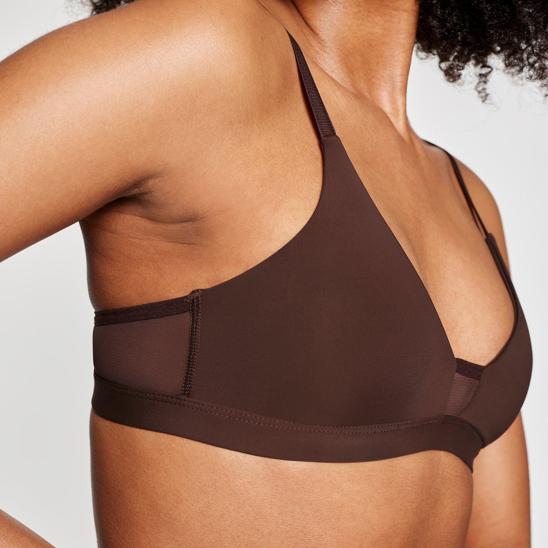 Limitless Wirefree Scoop Bra Espresso